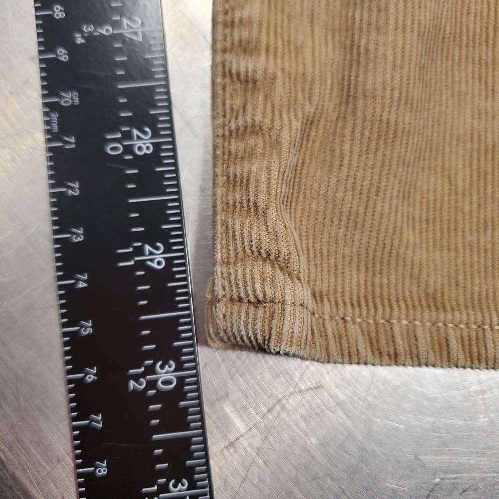 J.Crew 484 Slim Fit Corduroy Pants Mens 32x30 Tan Khaki Stretch Cord Trousers - Picture 4 of 7